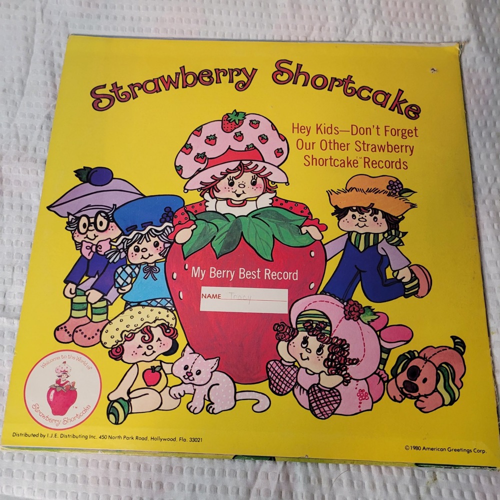 Strawberry Shortcake Country Jamboree Vinyl Record 1981 Kid Stuff KSS LP Vintage - Picture 2 of 5